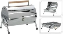 BBQ Collection Houtskoolbarbecue - Cilinder - Chroom 29 BBQ Collection Houtskoolbarbecue - Cilinder - Chroom -Merkloos Verkoopwinkel 1200x651