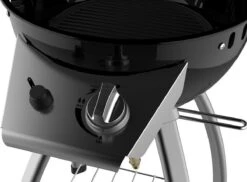 Accente Outdoor Gas BBQ - ø 45 Cm- Inclusief Grillplaat & Gasslang - Zwart -Merkloos Verkoopwinkel 1200x883