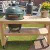 BBQ Tafel - Geschikt Voor Big Green Large/Bastard Large/Bastard Large Urban/Yakiniku 19 Inch/Monolith Large - Eikenhout - 87 Cm -Merkloos Verkoopwinkel 1200x900