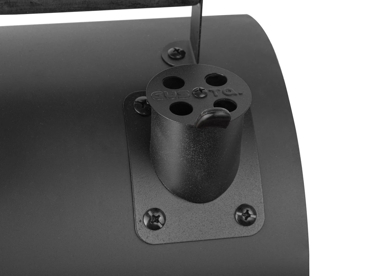 Gusta Barbecue Grill En Smoker - Grilloppervlak (LxB) 22 X 18 Cm - Met Thermometer - Zwart 5 Gusta Barbecue Grill En Smoker - Grilloppervlak (LxB) 22 X 18 Cm - Met Thermometer - Zwart - Afbeelding 3