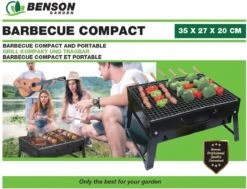 Benson Barbecue Compact - Met Handvat - 35 X 27 X 20 Cm -Merkloos Verkoopwinkel 1200x916