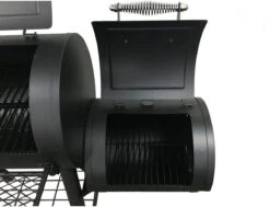 Fire Beam Houtskool Barbecue - Grilloppervlak (LxB) 35 X 66 Cm - Smoker - Zwart -Merkloos Verkoopwinkel 1200x918