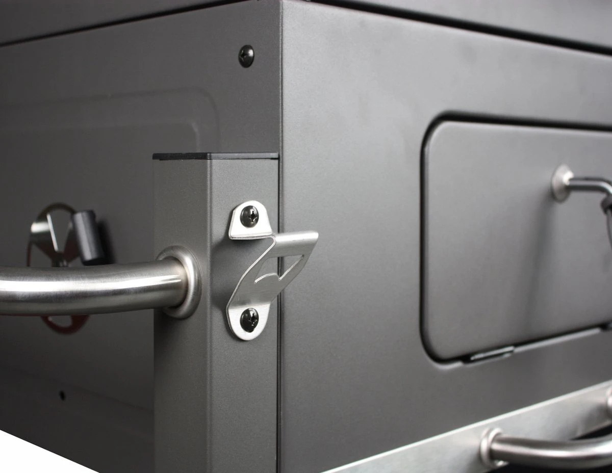 Fire Beam Houtskool Barbecue Montreal, Staal 4 Fire Beam Houtskool Barbecue Montreal, Staal - Afbeelding 2