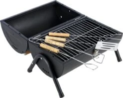 MaxxGarden BBQ - Houtskool Barbecue - Smoker Barbecue - Grilloppervlak (LxB) 38 X 52 Cm - Met Dubbel Grill Vlak - Zwart -Merkloos Verkoopwinkel 1200x954