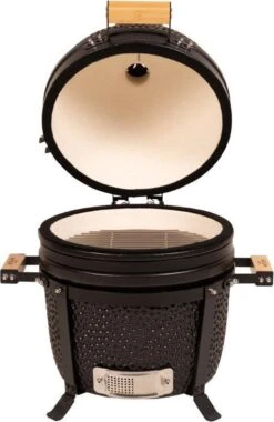 Patton Kamado 15" - Tafel Model - Keramische Barbecue - Premium Black - Medium - Compleet - Mat Zwart -Merkloos Verkoopwinkel 780x1200