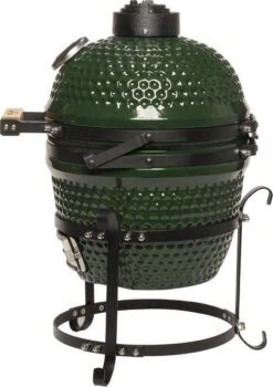 Patton Kamado Keramische Houtskoolbarbecue - 13" - Grilloppervlak Ø 28 Cm - Inclusief Heatdeflector - Groen -Merkloos Verkoopwinkel 848x1200 1