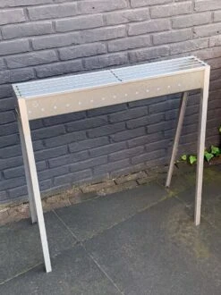 Spiedini Saté-bbq Bali 80 - Saté Houtskoolbarbecue Met Horizontaal Rooster - 80 Cm Lang, 11 Cm Breed - Materiaal: Gealuminiseerd Ijzer -Merkloos Verkoopwinkel 899x1200 2