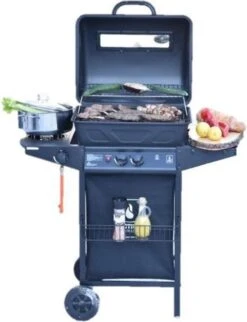 Halifax Gasbarbecue 5,5 KW - Buitenkeuken Met Lavasteen Grillplaat En Gaspit - 100x98 Cm -Merkloos Verkoopwinkel 921x1200 2